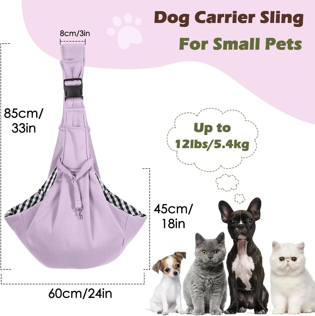 Pawaboo Hundetragetasche für Kleine Hunde, Wendbare, Freihändige Hundetragetaschen, Welpentragetasch