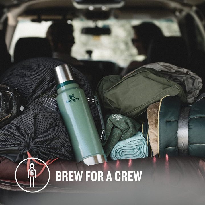 Stanley Classic Legendary Thermosflasche- Thermos Hält 15-48 Stunden Heiss oder Kalt - Edelstahl The