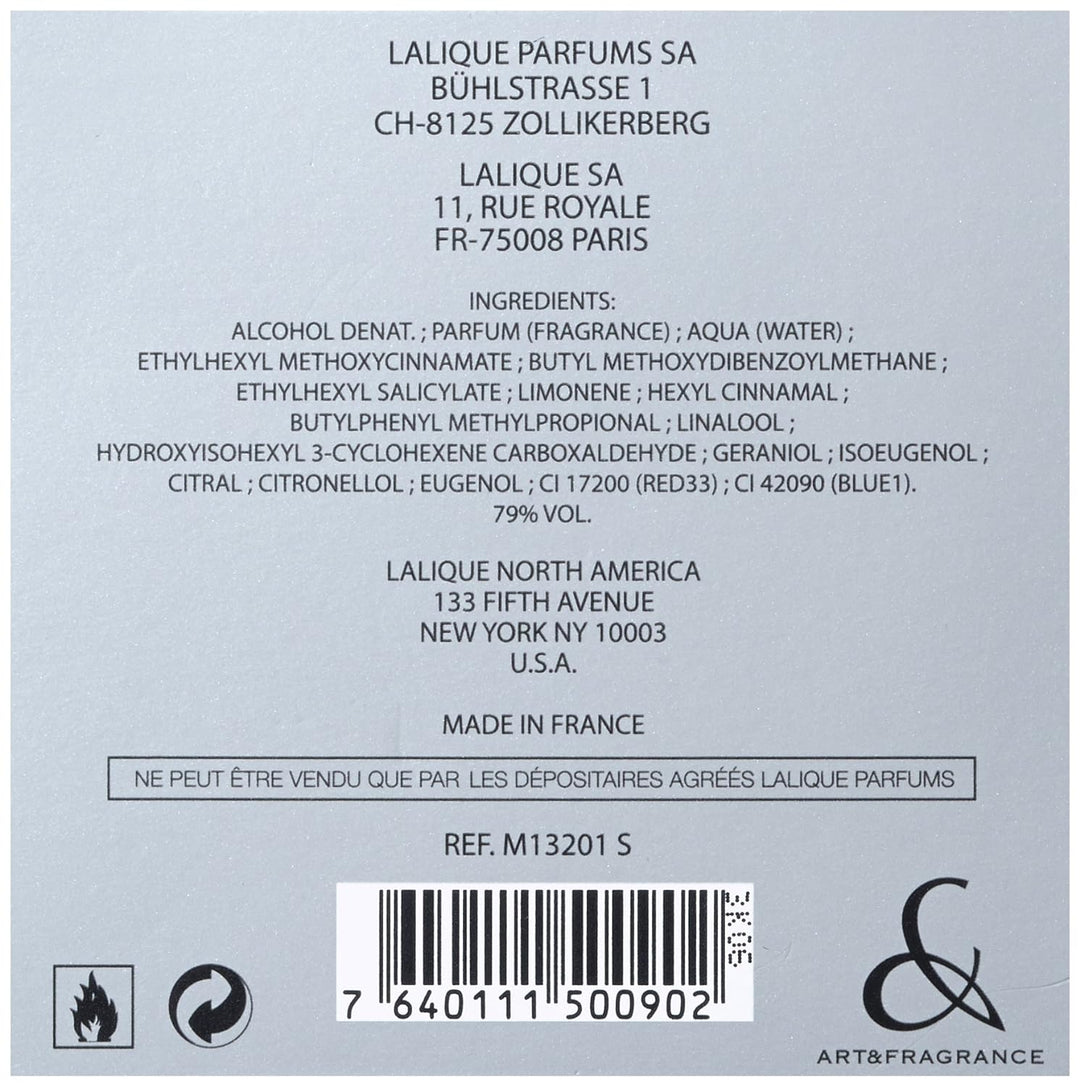 ENCRE NOIRE SPORT LALIQUE by Lalique EDT SPRAY 3.3 Fl. Oz., 100 ml nein 100 ml (1er Pack), nein 100