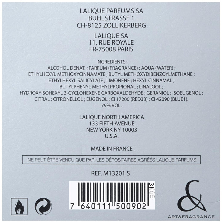 ENCRE NOIRE SPORT LALIQUE by Lalique EDT SPRAY 3.3 Fl. Oz., 100 ml nein 100 ml (1er Pack), nein 100