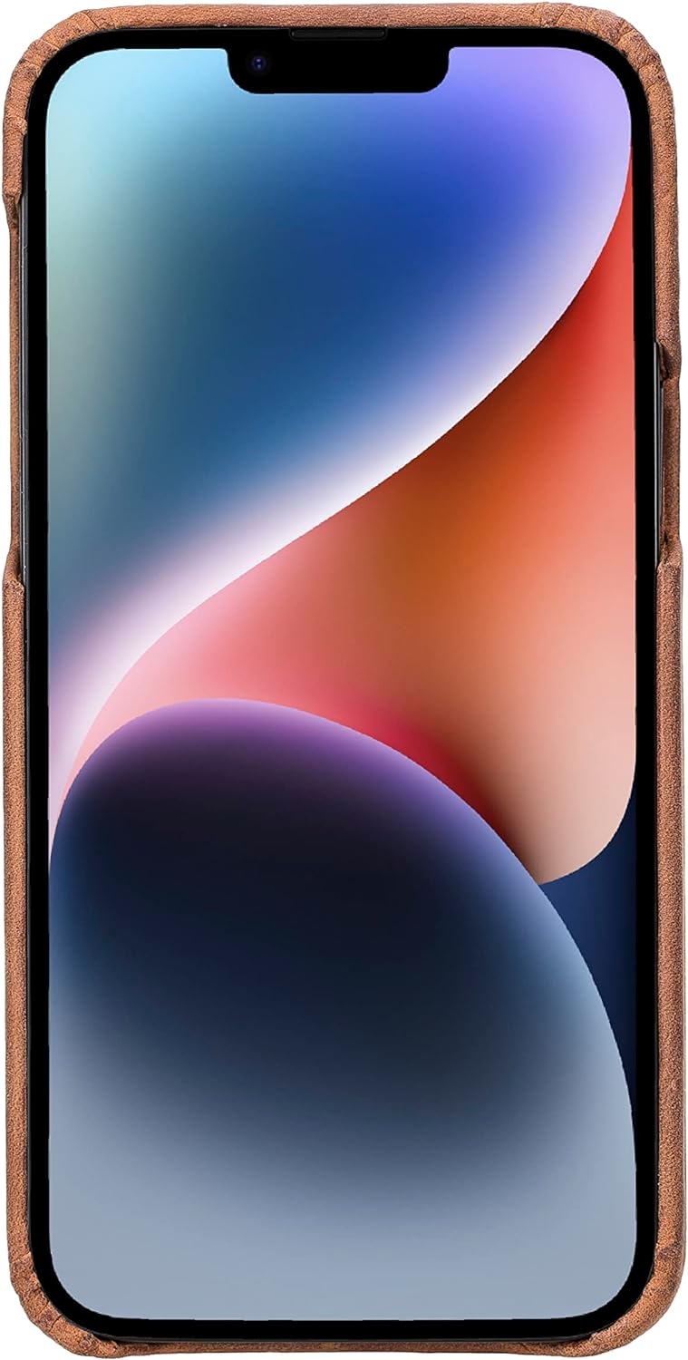 Solo Pelle Lederhülle für das iPhone 14 Plus in 6.7 Zoll Princeton Case Leder Hülle Ledertasche Back