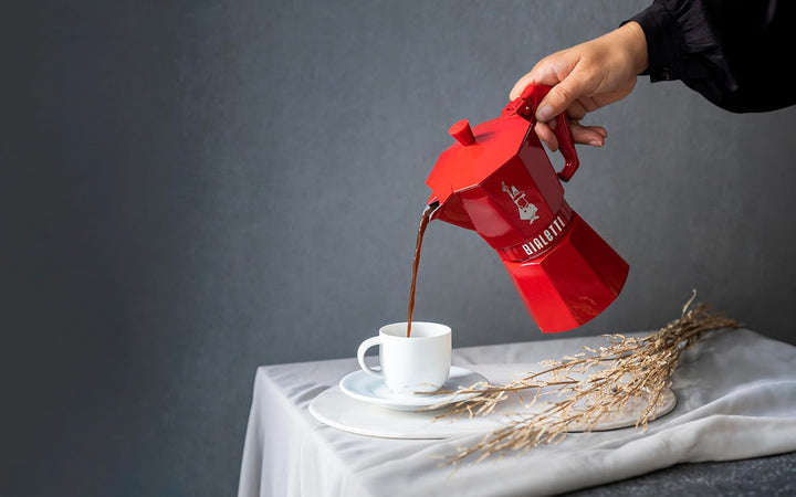 - 0009055 - bialetti 3 tazze Rot, 3 tazze Rot