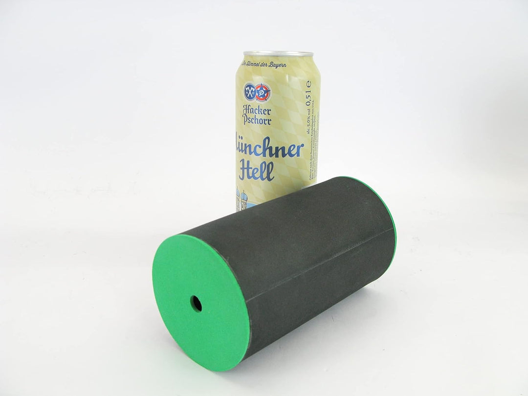 6er Set Getränkekühler 0,5l Dose schwarz - Bierkühler - Neoprenkühler - passgenau ~Dosenkühler~ für