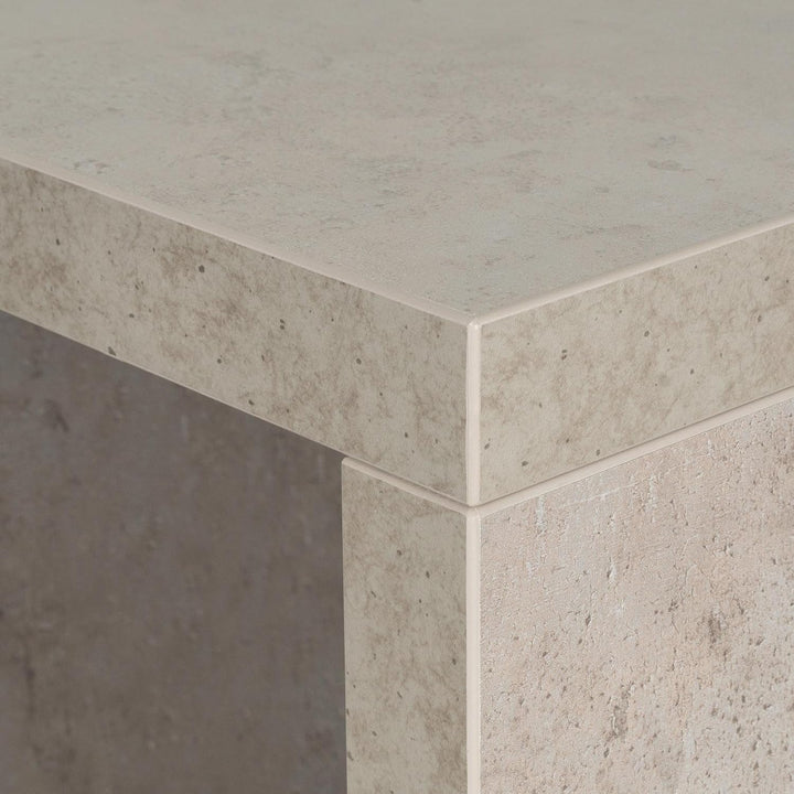 levandeo Couchtisch Sigi Betonoptik B x H x T: 44x44x44cm Grau Holz Beistelltisch Keine Montage fest