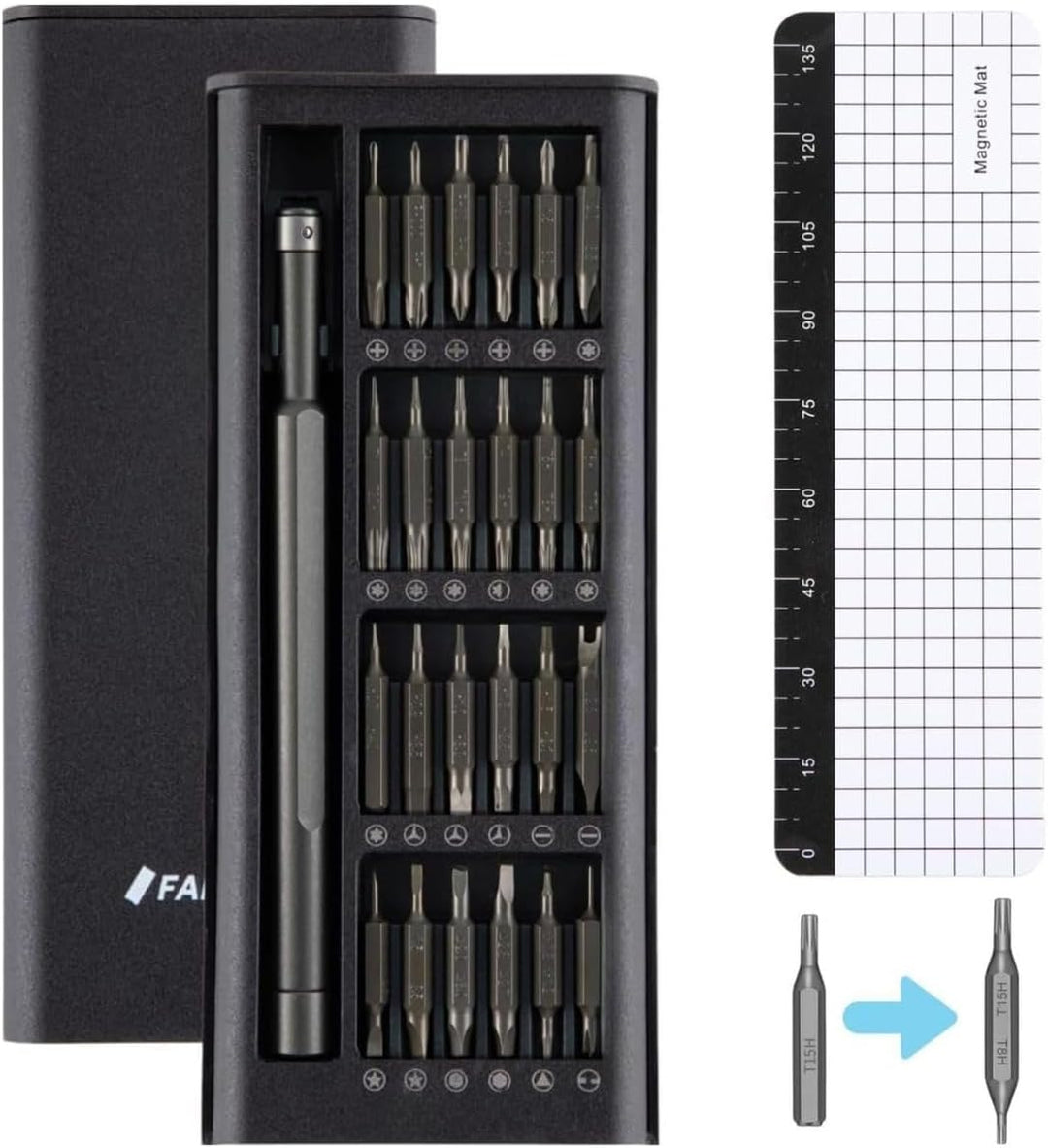 FANACAN Feinmechaniker Schraubendreher Set, Mini Werkzeug Set mit Torx T5 T6 T8 T9 T10, usw, Reparat