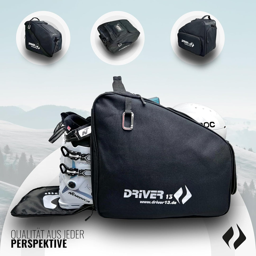 Driver13 Skistiefeltasche Bootbag No.03 mit extra Brillenfach und Helmfach