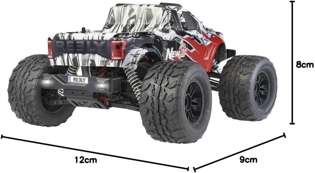 Reely New2 Super Combo Brushless 1:10 RC Modellauto Elektro Monstertruck Allradantrieb (4WD) 100% RT