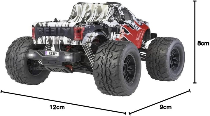 Reely New2 Super Combo Brushless 1:10 RC Modellauto Elektro Monstertruck Allradantrieb (4WD) 100% RT
