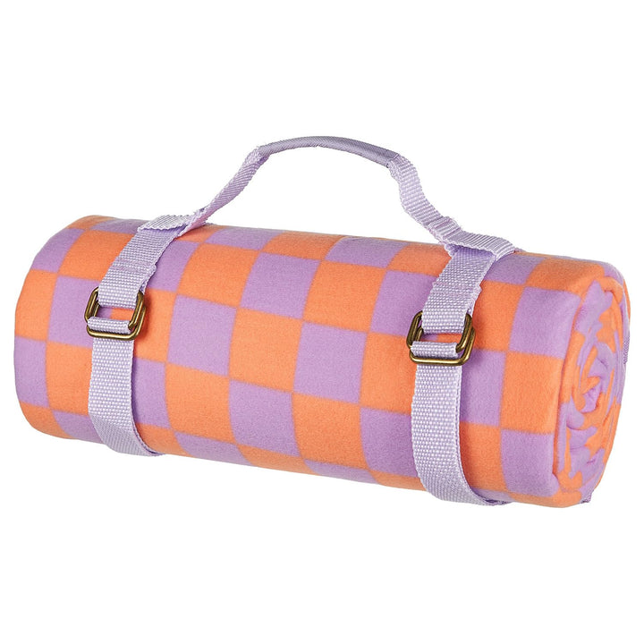 BUTLERS Picknickdecke Outdoor 200x200 cm - GET Together - waschbare Campingdecke XXL mit Klettversch