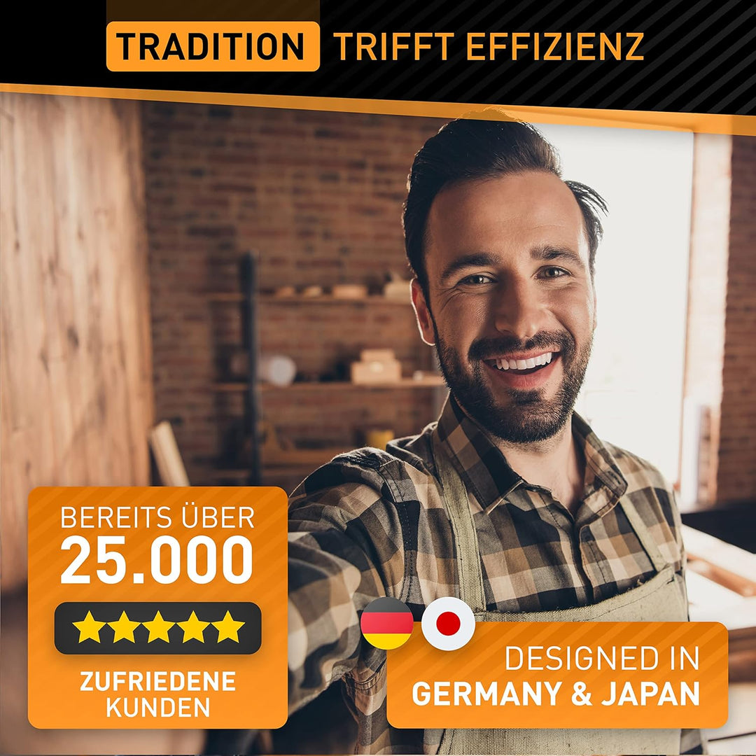 HARDTWERK Zen Japansäge klappbar (Kataba) 240 mm aus SK4 Karbonstahl für Heimwerker & Gewerbe - japa