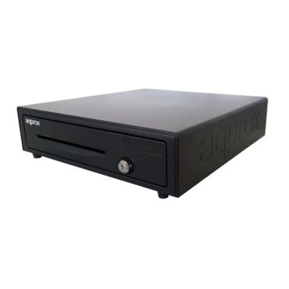 Approx APPCASH01 Kassenschublade schwarz (410 mm, 420 mm, 100 mm, 5,8 kg, 470 mm, 455 mm)