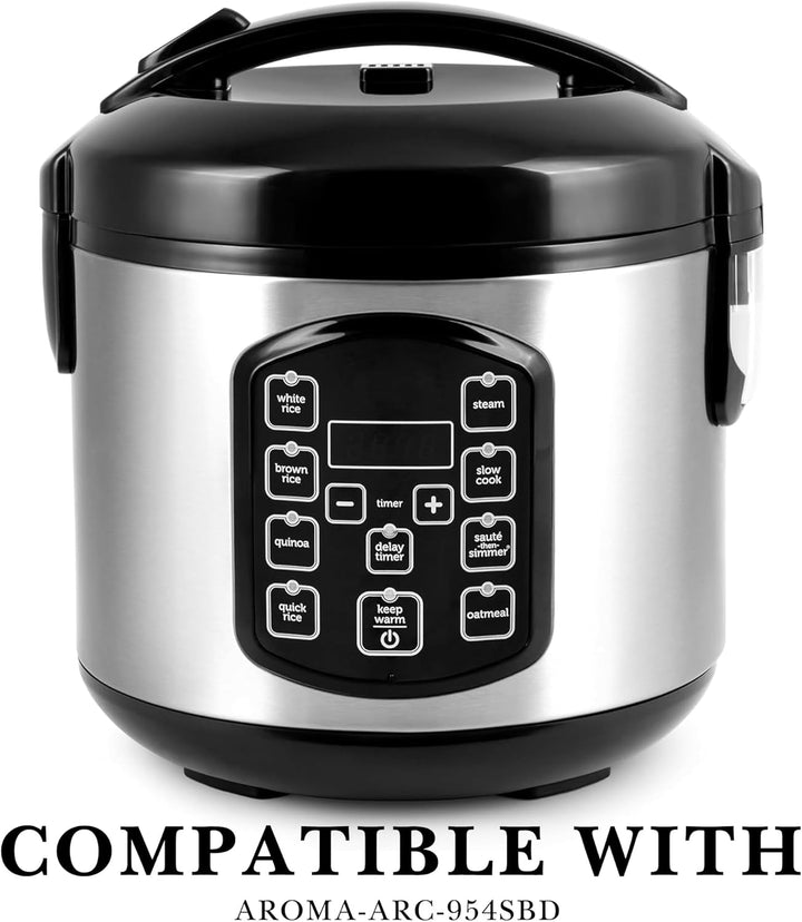 Linkidea Reiskocher Innentopf Ersatz, 304 Edelstahl Schnellkochtopf Topf, Multi-Cooker Ersatz Innens