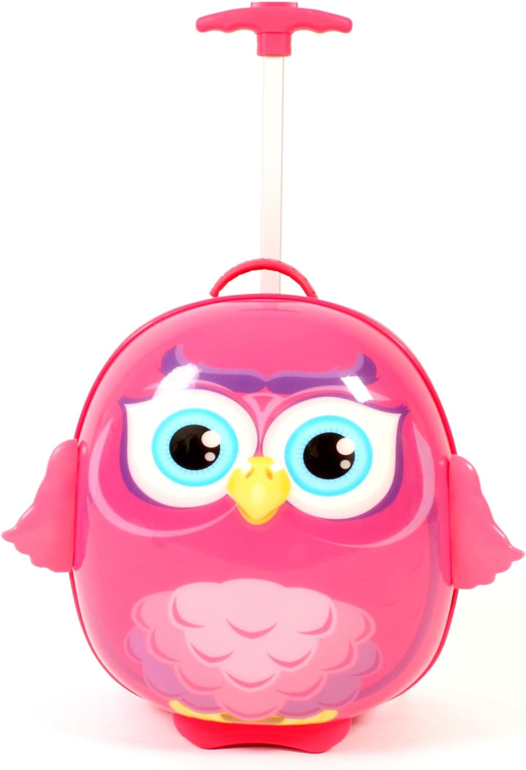 Bayer Chic 2000 - Bouncie Kinder-Trolley mit 3D-Eulen-Motiv Kindergepäck, 20 Liter, Pink, 40 cm, Pin