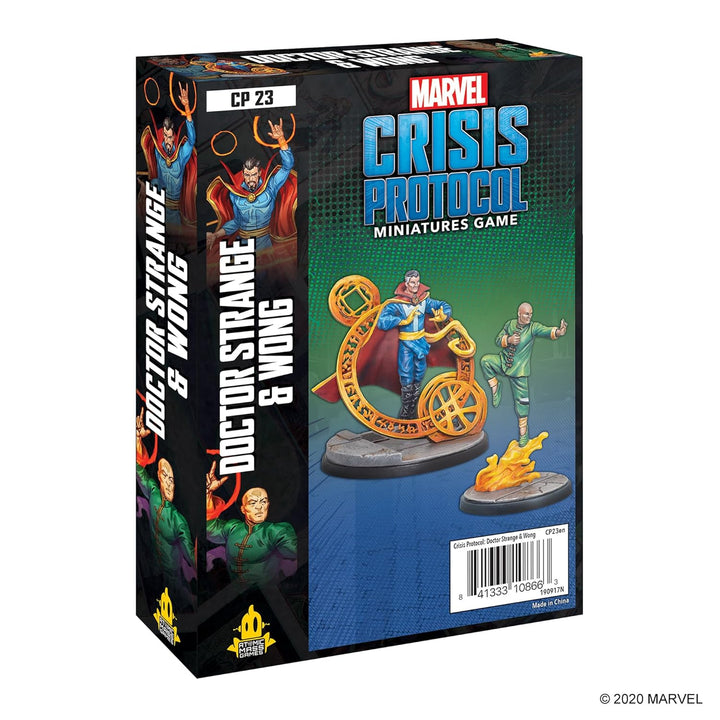 Atomic Mass Games , Marvel Crisis Protocol: Character Pack: Dr. Strange and Wong, Miniatures Game, A