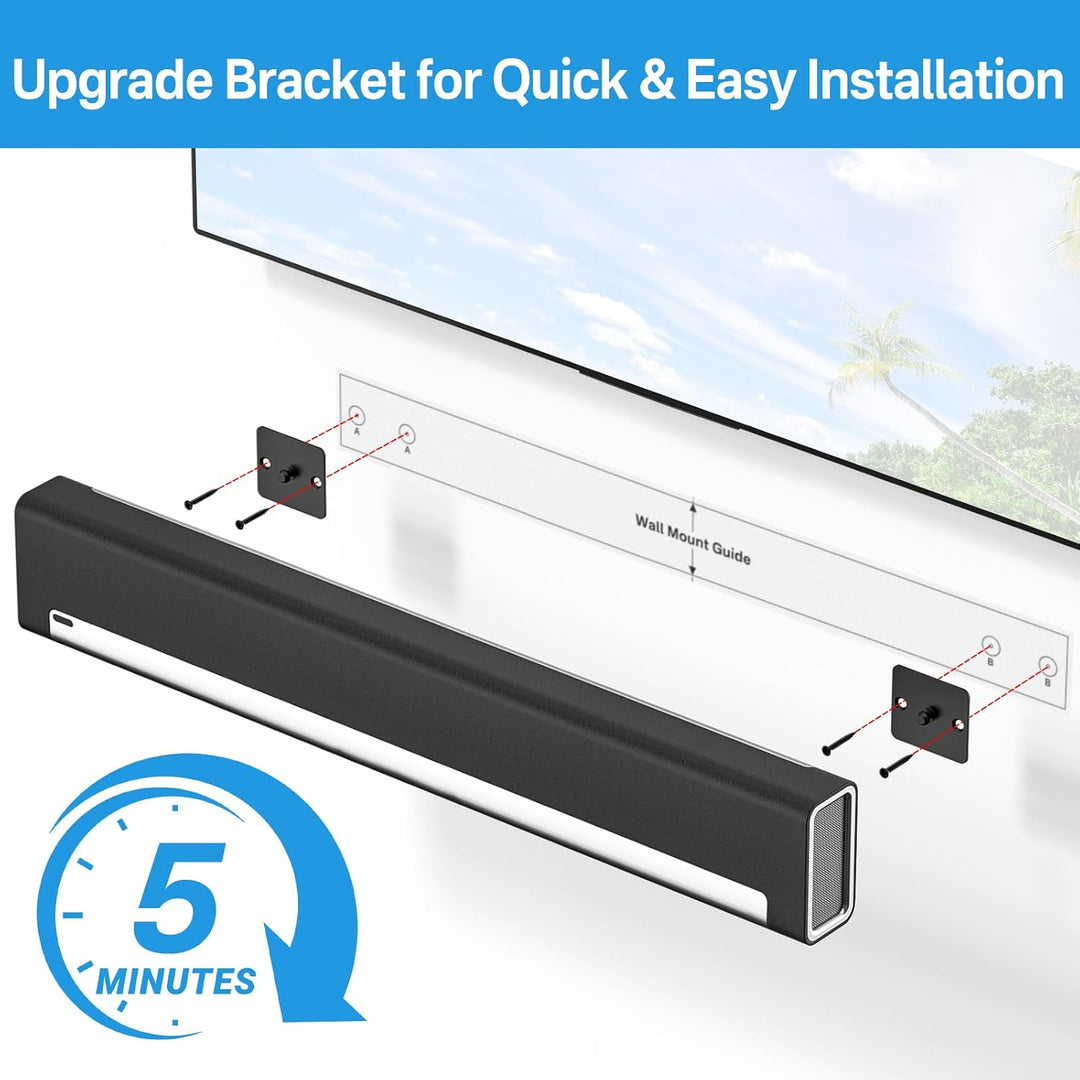notiela Wandhalterung für Sonos Playbar Halterung kompatibel mit Sonos Playbar Soundbar TV Halterung