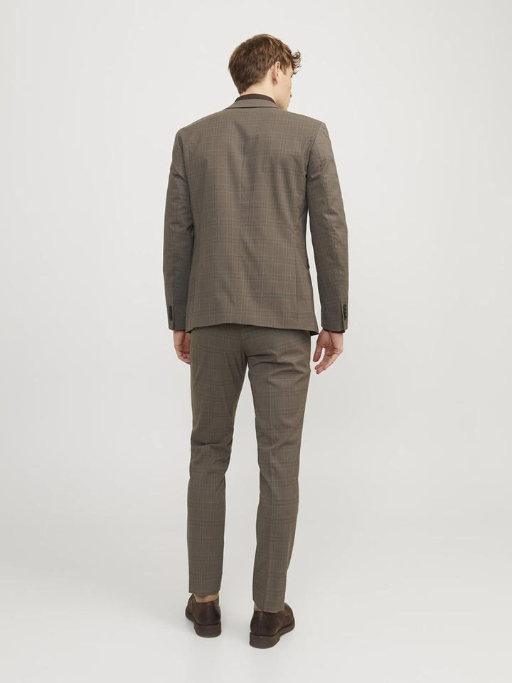 JACK & JONES Herren Jprfranco Check Suit Sn Anzug 46 Falcon/Checks:super Slim Fit, 46 Falcon/Checks: