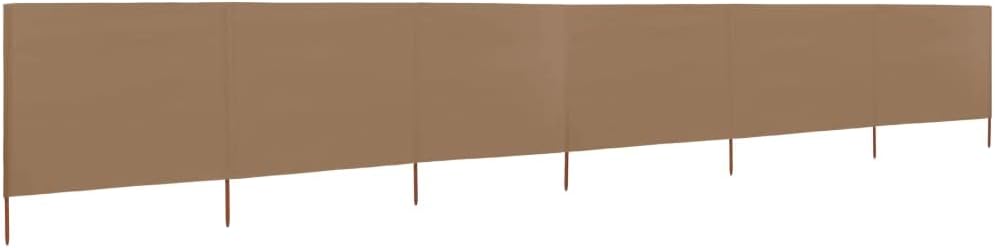 Myheimly Windschutzgewebe,Windschutz Sichtschutz Balkon,Sichtschutzzaun Taupe,800 x 160 cm 800 x 160