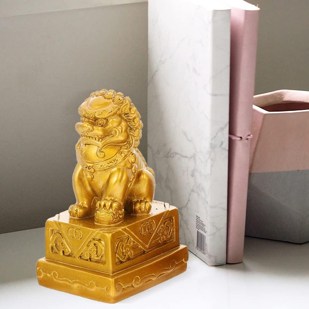 Garneck 2st Glückwunschgeschenk Zur Einzugsfeier Fu FOO Hunde Statuen Fengshui-schreibtischschmuck L