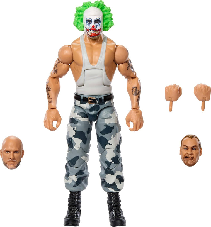 Mattel WWE Elite Collection Actionfigur & Zubehör, Premium Live Event Bushwhacker Luke mit austausch