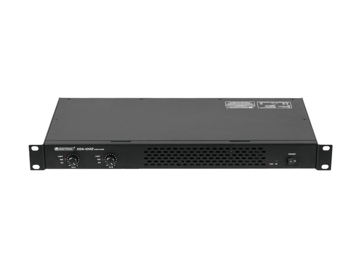 Omnitronic XDA-1002 Class-D-Verstärker | Stereo-PA-Verstärker mit Schaltnetzteil, 2 x 510 W / 4 Ohm,