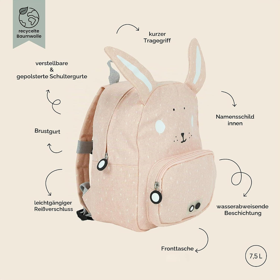 TRIXIE BABY Kleiner Rucksack - Mrs Rabbit