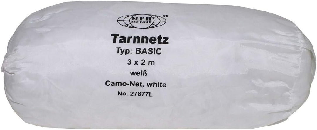 Tarnnetz, 3 x 2 m, "Basic", weiss, mit PVC-Tragebeutel