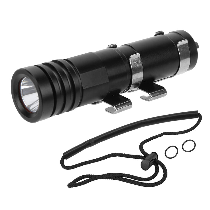 Alomejor Tauchen Taschenlampe, XM-L2 Mini Tauchlampe wasserdichte Tauchlampe LED Sicherheitslichter