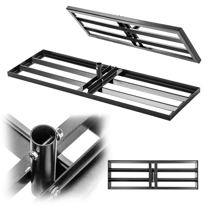KADAX Rasenrakel 89x29cm, Nivellierrechen für Rasenpflege, Rasenplanierrechen zum Nivellieren von Bo
