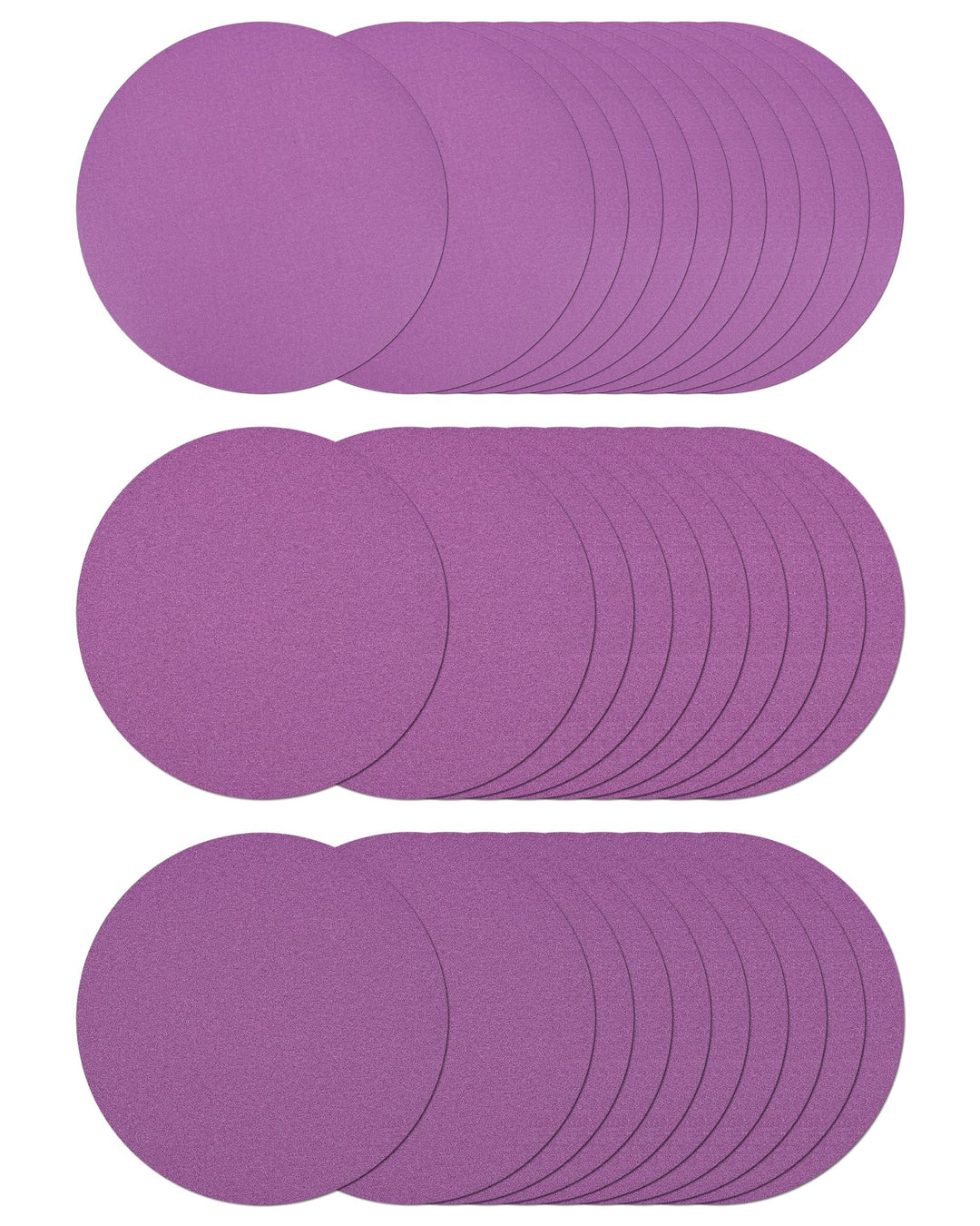 150mm Schleifscheiben Körnung 600/1000/1500, 30 Stück Schleifpapier 150mm Klett Nassschleifpapier Su