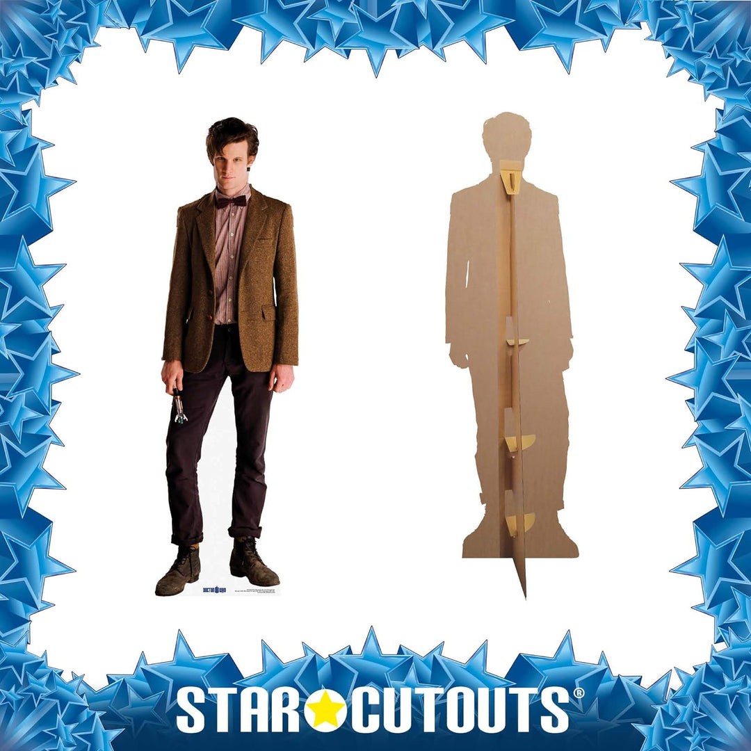 STAR CUTOUTS SC192 Elfte Doctor Who Matt Smith Pappaufsteller in Lebensgrösse, Einfarbig, Lifesize,
