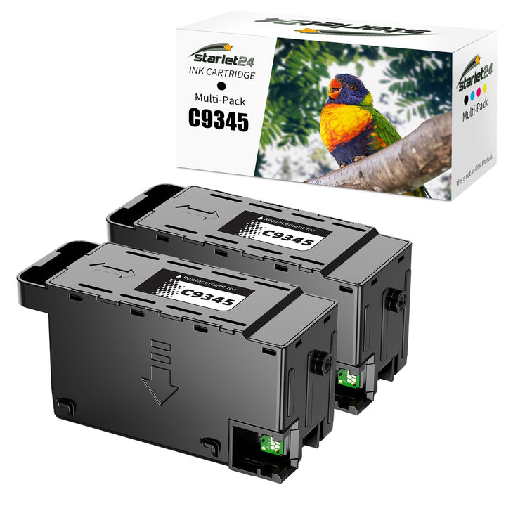 Starlet24 2X C9345 C12C934591 Wartungsbox Kompatibel für Epson C9345 für EcoTank ET-16600 ET-16650 E
