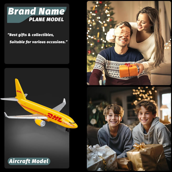 Sky Trek Model Airplanes DHL 757 Airplane Airlines Plane Aircraft Model for Display Collection