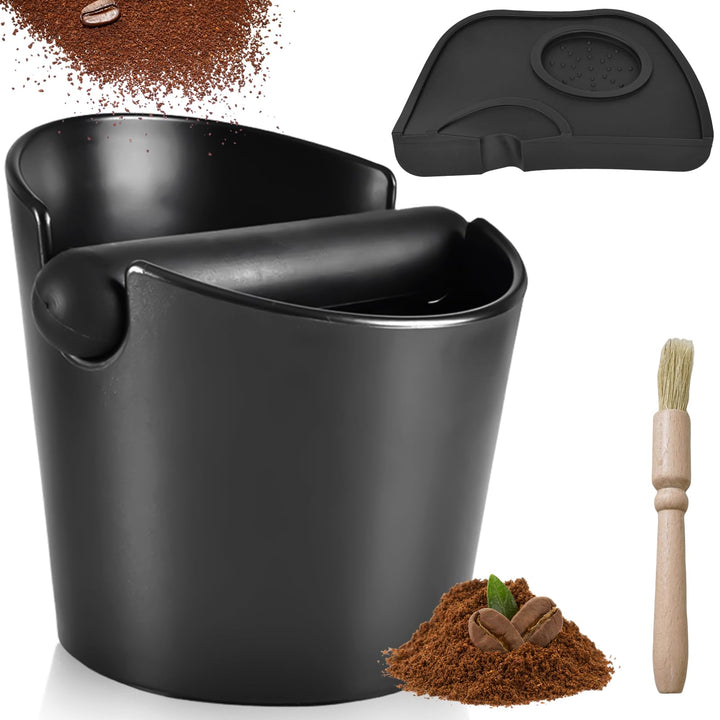 Abklopfbehälter für Siebträger, Kaffeesatz Zbschlagbehälter, Espresso Abklopfbehälter mit Abnehmbar