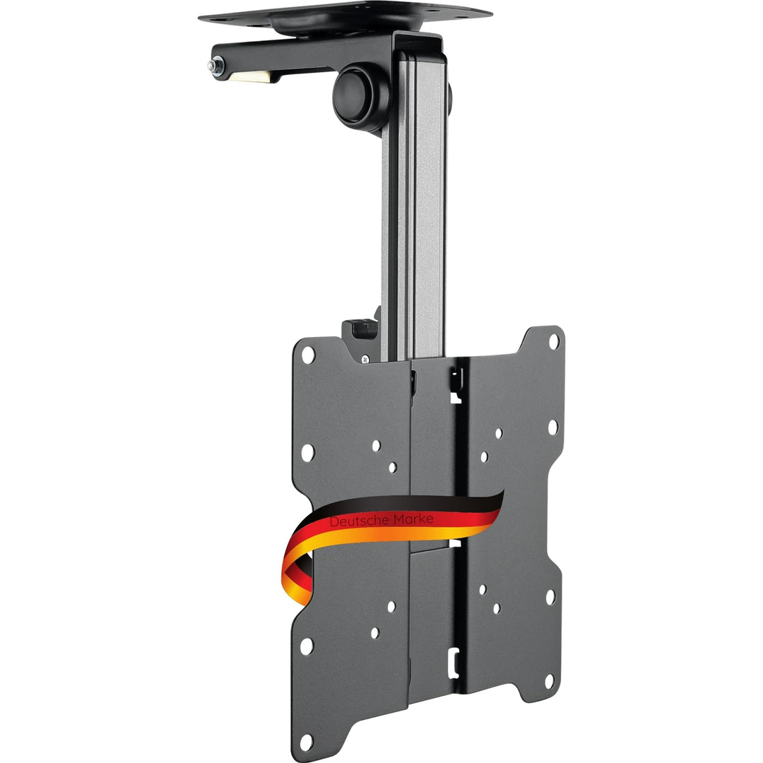 SCHWAIGER LWHD3720 513 TV-Deckenhalterung Fernseher-Halterung für Displays 17-37 Zoll Dachschräge Wa