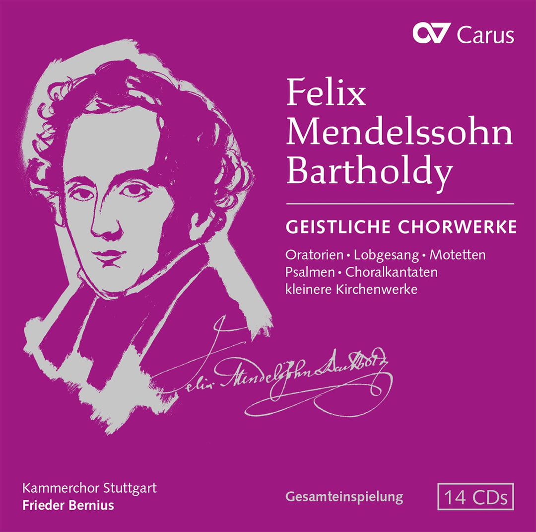 Mendelssohn Bartholdy: Geistliche Chorwerke, Audio-CD