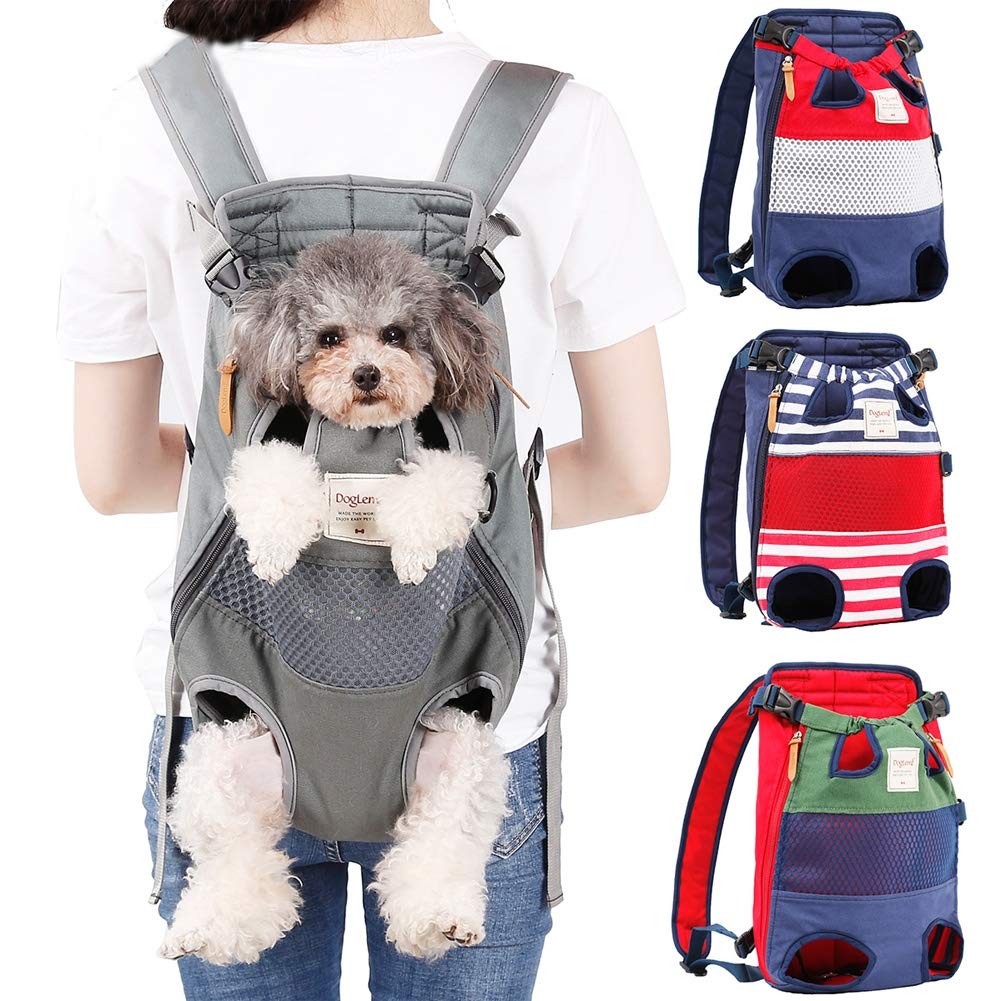 Hundetragerucksack, Haustier-Fronttragerucksack, Beine, Brusttrage für kleine, mittelgrosse Hunde, f