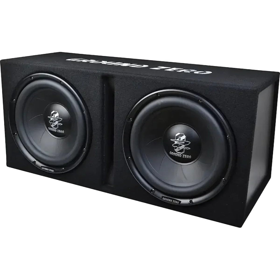 Ground Zero GZIB 2.30BR - 2 x 30 cm Passiv Subwoofer mit 1400 Watt (RMS: 700 Watt)