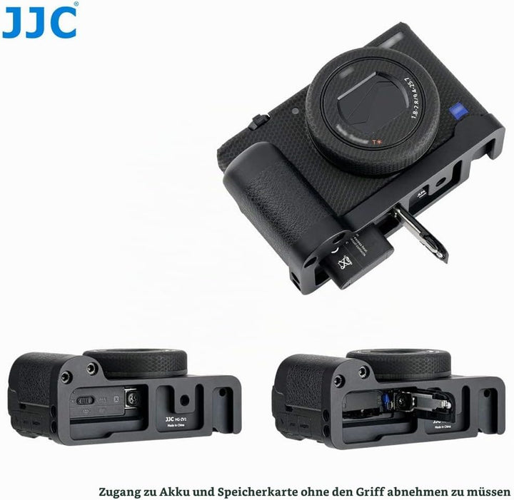 JJC Metall Kamera Handgriff für Sony ZV-1 Digitalkamera Verbessern Sie das Handgefühl für Vlogging &amp;