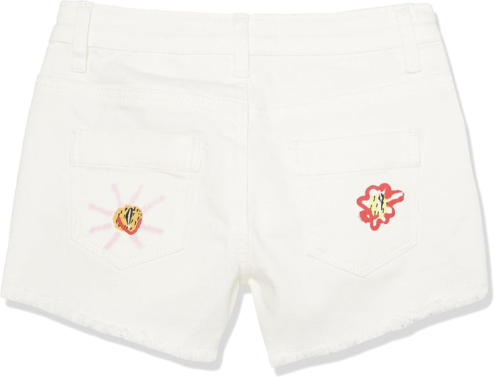 Desigual Mädchen Denim_Flowers Jeans 12 Jahre Weiss, 12 Jahre Weiss