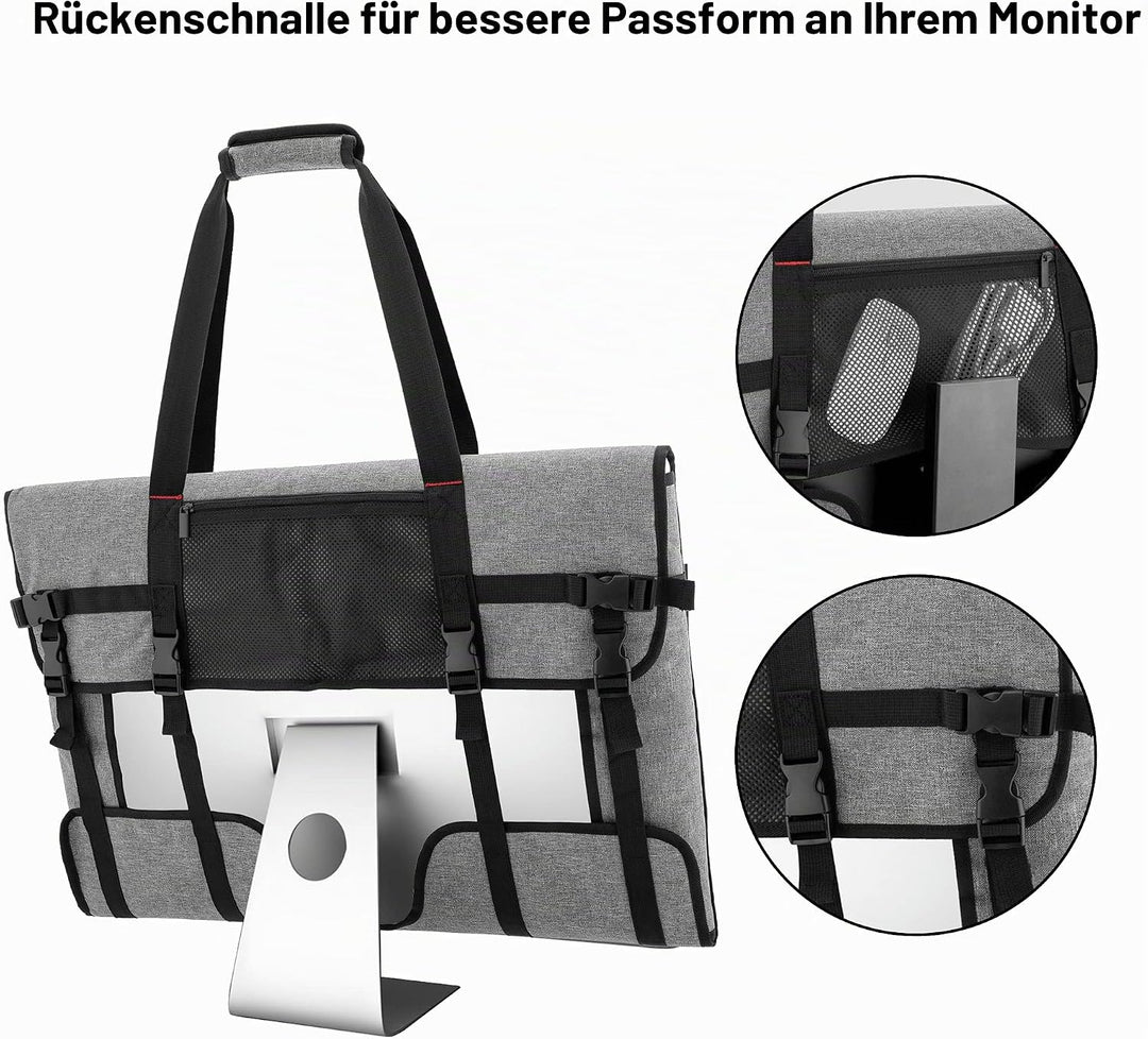 Trunab Monitortasche Schirm-Transport Kompatibel mit iMac 27&