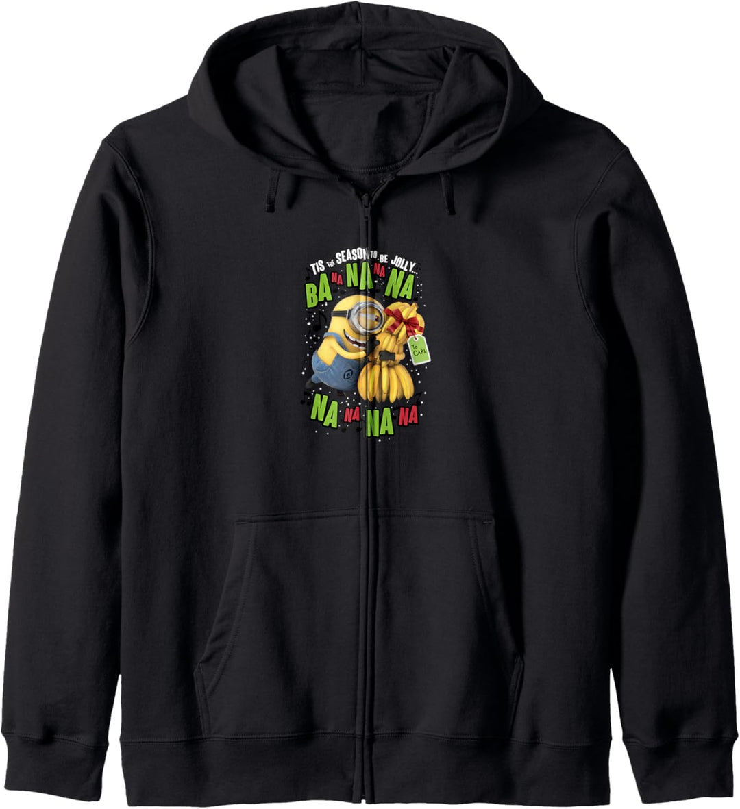 Despicable Me Minions Stuart Christmas Tis The Season To Ba Kapuzenjacke