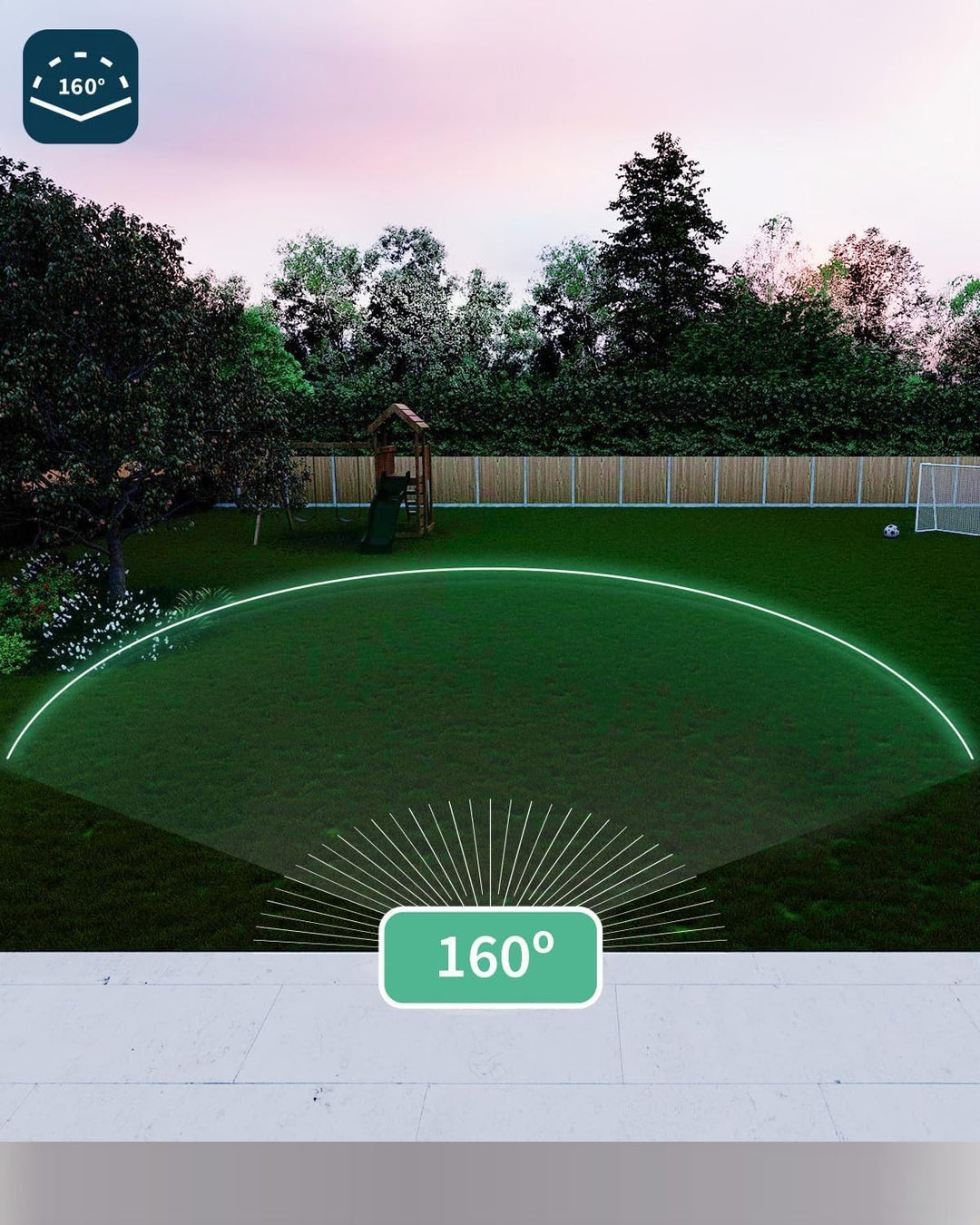 Arlo 2K Floodlight Überwachungskamera + Türklingel HD mit Kamera, Kabellos, Nachtsicht, Bewegungsmel