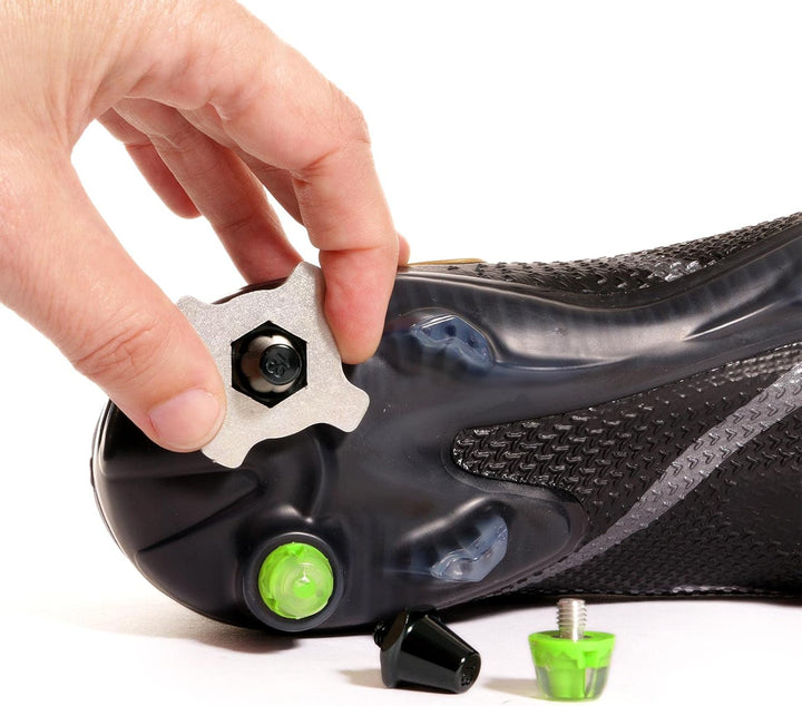 STUDIAMONDS Gummistollen für Fussballschuhe - 12 X Fussballstollen Standardgewinde mit 2X Stollensch