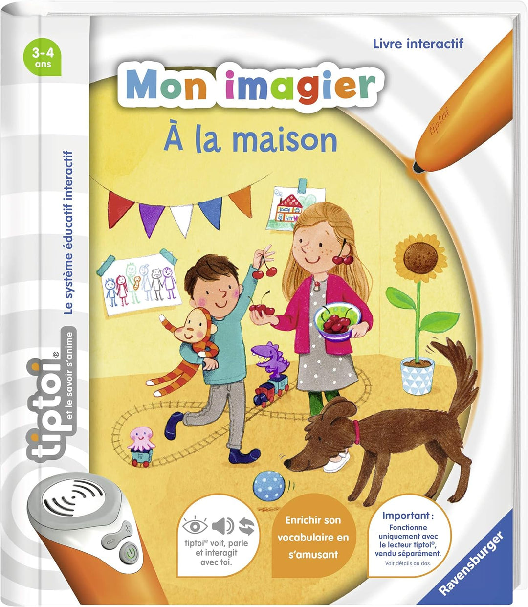 Ravensburger tiptoi Buch interaktiv - Mein Imagier zu Hause ab 3 Jahren, 00 695 Mein Bild – zu Hause