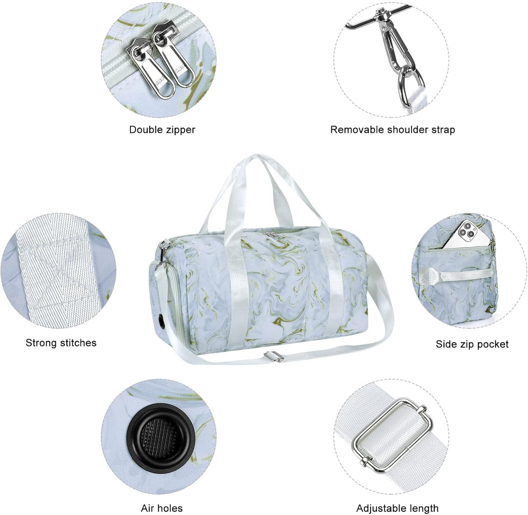 HAWEE Reisetasche Gross Herren Sporttasche Weekender Damen Faltbare Gym Bag mit Schuhfach & Nassfach