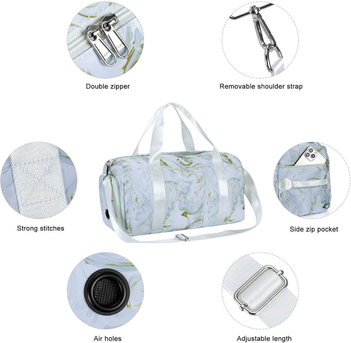 HAWEE Reisetasche Gross Herren Sporttasche Weekender Damen Faltbare Gym Bag mit Schuhfach & Nassfach