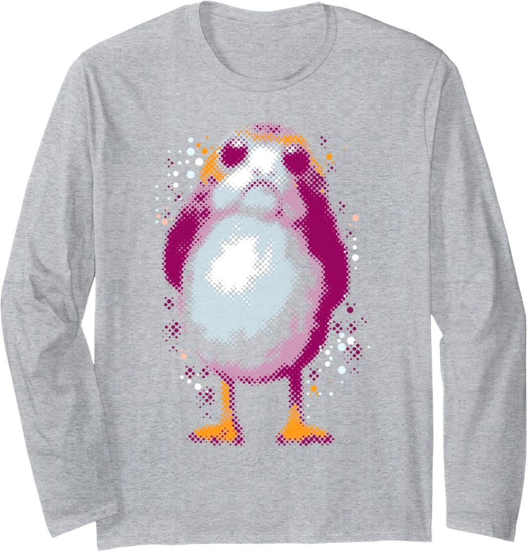 Star Wars The Last Jedi Porg Dotted Poster Langarmshirt