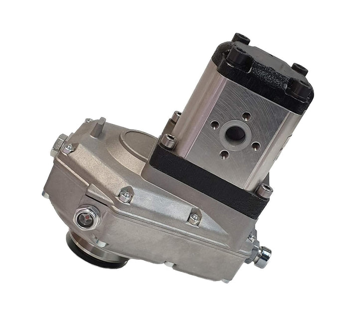 Hydromot- Zapfwellengetriebe. Hohlwelle 1 3/8'' mit Schnappring, Übersetzungsverhältnis: 1:3,8. Baug