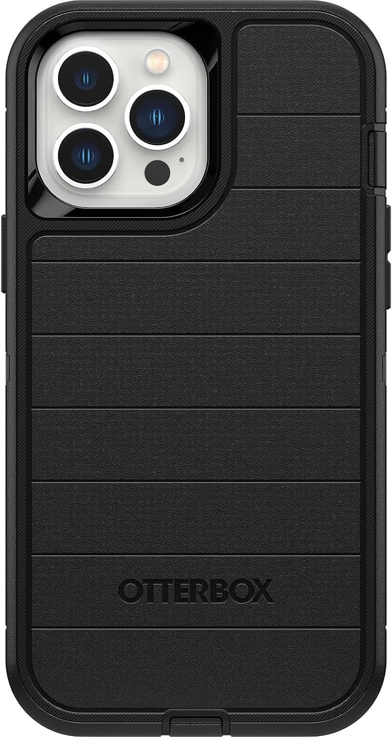 OtterBox Defender Serie Displaylose Schutzhülle für iPhone 12 Pro Max – Schwarz Schwarz Etui, Schwar