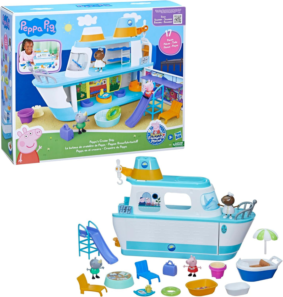 Peppa Pig Peppas Kreuzfahrtschiff Spielset CRUISE SHIP, CRUISE SHIP